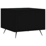 Tables basses 2 pcs noir 50x50x40 cm bois d'ingénierie – Image 7