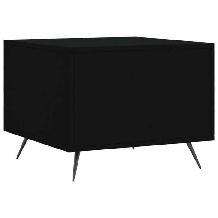 Tables basses 2 pcs noir 50x50x40 cm bois d'ingénierie – Image 7