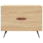 Table basse Chêne sonoma 50x50x40 cm Bois d'ingénierie – Image 3