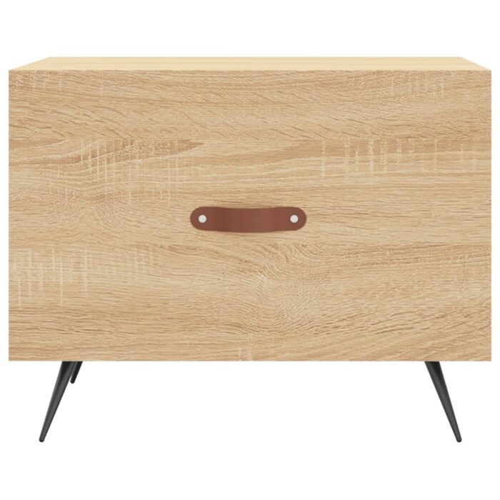 Table basse Chêne sonoma 50x50x40 cm Bois d'ingénierie – Image 3