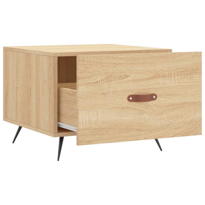 Table basse Chêne sonoma 50x50x40 cm Bois d'ingénierie – Image 4