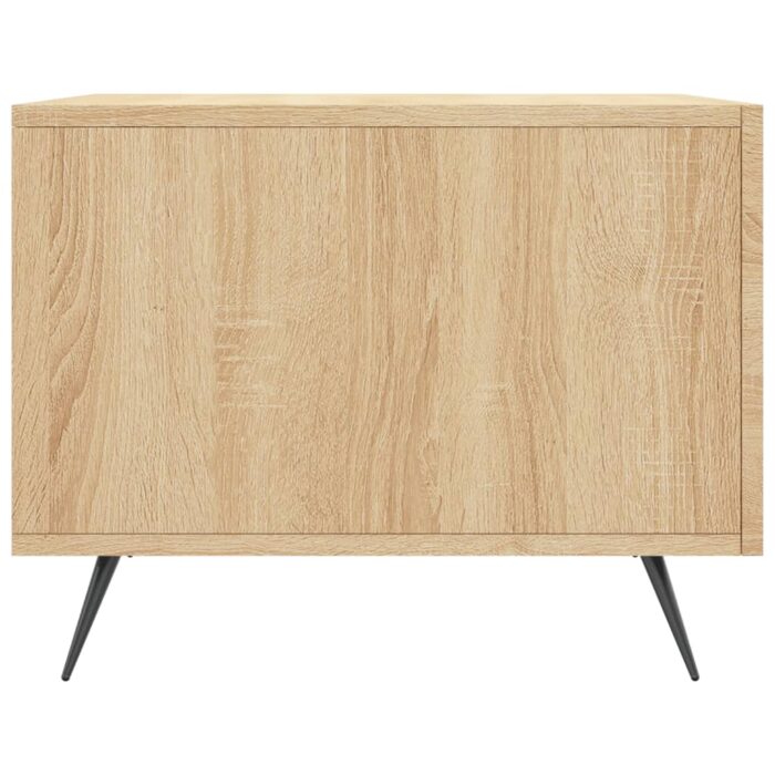 Table basse Chêne sonoma 50x50x40 cm Bois d'ingénierie – Image 5