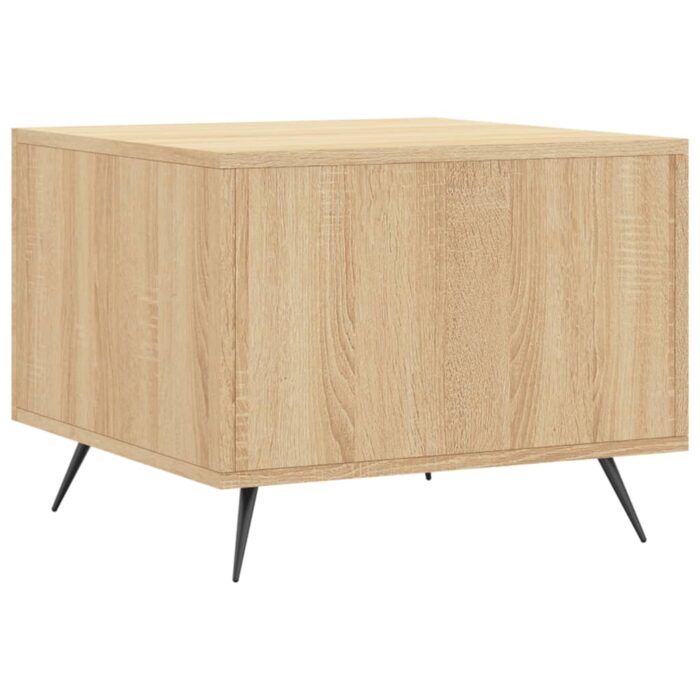 Table basse Chêne sonoma 50x50x40 cm Bois d'ingénierie – Image 6
