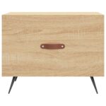 Tables basses 2 pcs chêne sonoma 50x50x40 cm bois d'ingénierie – Image 4
