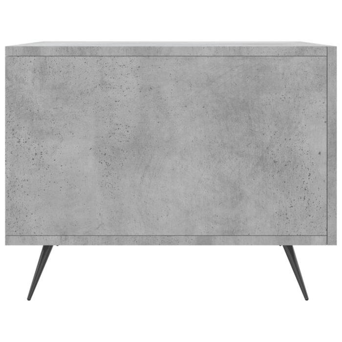 Table basse gris béton 50x50x40 cm bois d'ingénierie – Image 5