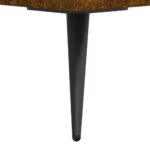 Table basse Chêne fumé 50x50x40 cm Bois d'ingénierie – Image 8