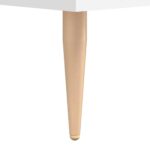 Table basse blanc 50x50x40 cm bois d'ingénierie – Image 8
