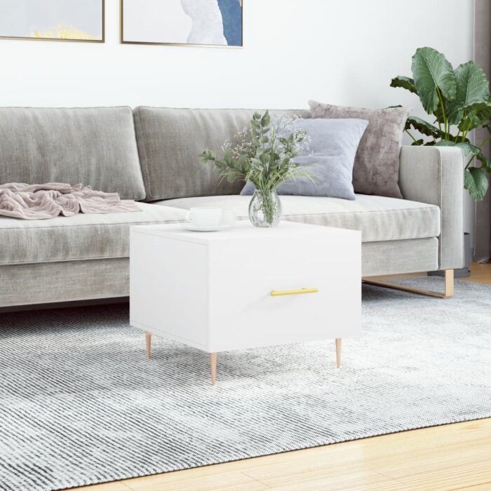 VXL8720845428259_m_en_hd_1.jpg Table basse blanc 50x50x40 cm bois d'ingénierie – Image 1