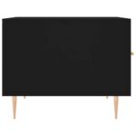 Tables basses 2 pcs noir 50x50x40 cm bois d'ingénierie – Image 6