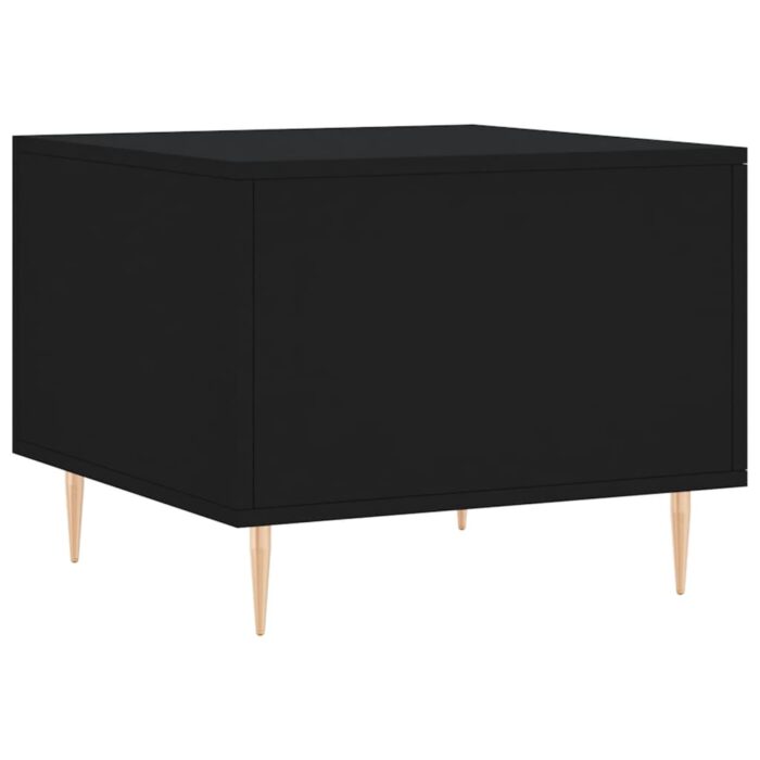 Tables basses 2 pcs noir 50x50x40 cm bois d'ingénierie – Image 7