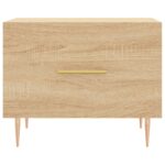 Table basse Chêne sonoma 50x50x40 cm Bois d'ingénierie – Image 3