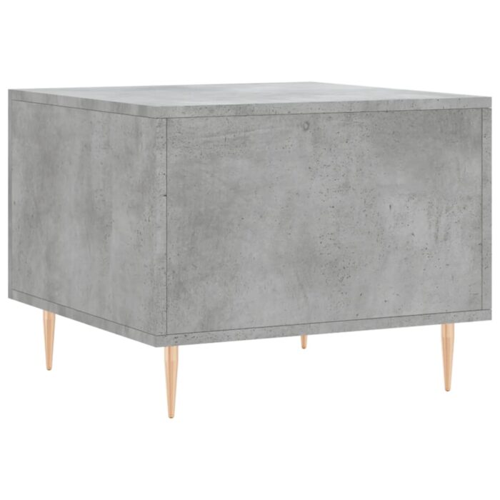 Table basse gris béton 50x50x40 cm bois d'ingénierie – Image 6
