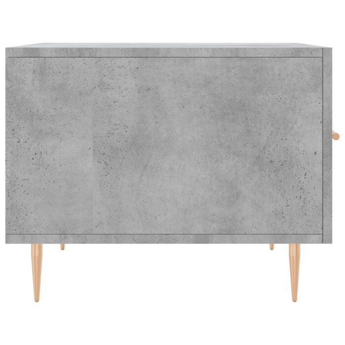 Tables basses 2 pcs gris béton 50x50x40 cm bois d'ingénierie – Image 6