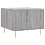 Table basse Sonoma gris 50x50x40 cm Bois d'ingénierie – Image 6