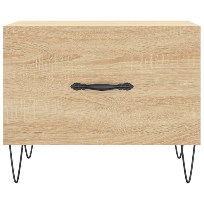 Table basse Chêne sonoma 50x50x40 cm Bois d'ingénierie – Image 3