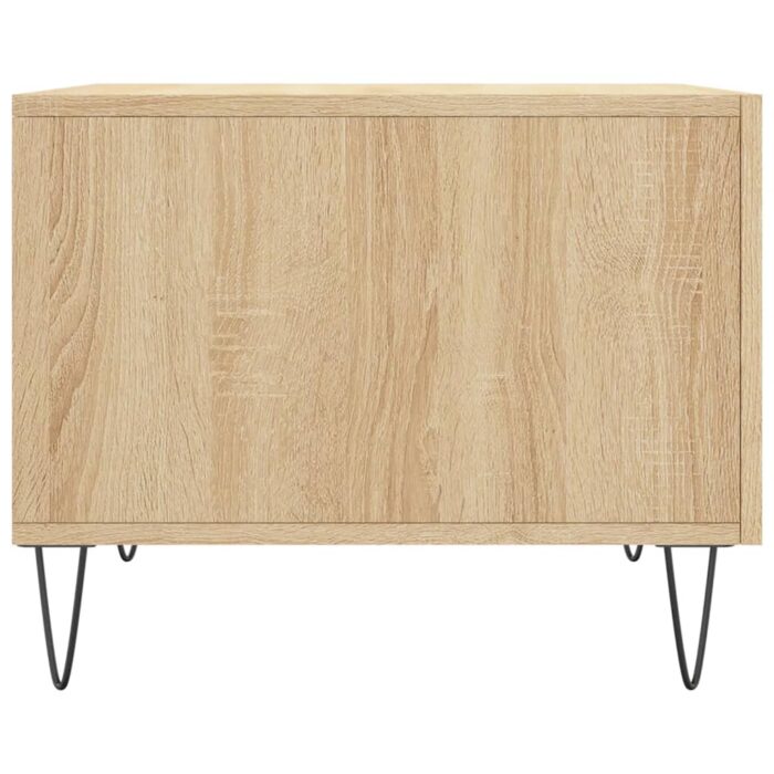Table basse Chêne sonoma 50x50x40 cm Bois d'ingénierie – Image 5