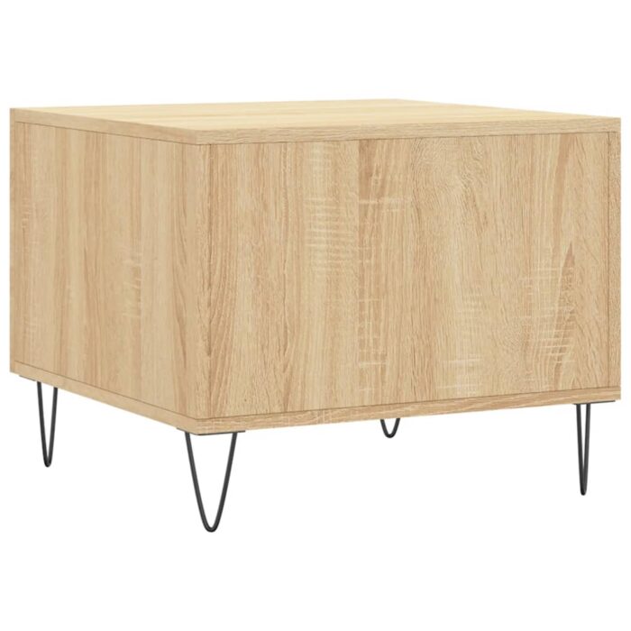 Table basse Chêne sonoma 50x50x40 cm Bois d'ingénierie – Image 6