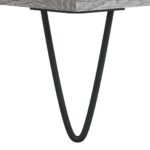Tables basses 2 pcs sonoma gris 50x50x40 cm bois d'ingénierie – Image 9