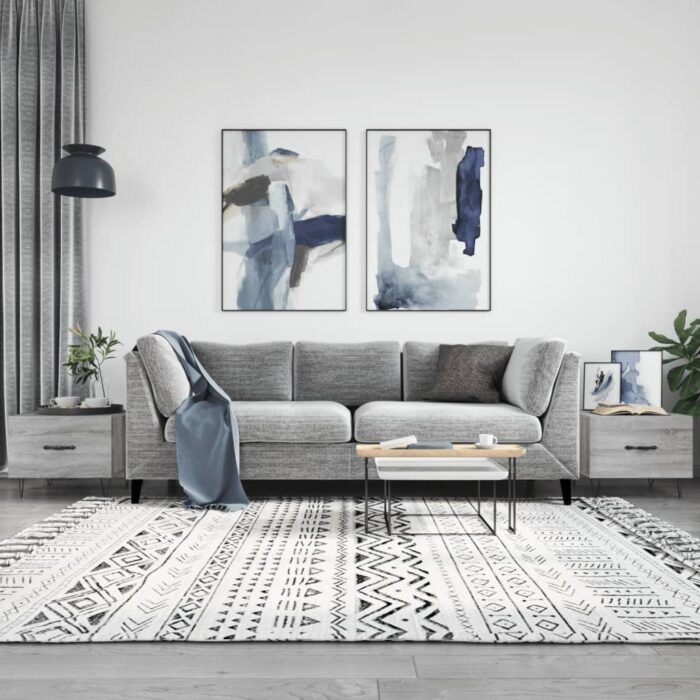 VXL8720845428549_m_en_hd_1.jpg Tables basses 2 pcs sonoma gris 50x50x40 cm bois d'ingénierie – Image 1