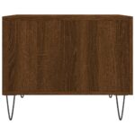 Table basse Chêne marron 50x50x40 cm Bois d'ingénierie – Image 5