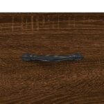 Table basse Chêne marron 50x50x40 cm Bois d'ingénierie – Image 7
