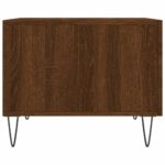 Tables basses 2 pcs chêne marron 50x50x40 cm bois d'ingénierie – Image 6