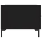 Table basse Noir 50x50x40 cm Bois d'ingénierie – Image 5