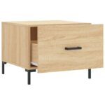 Tables basses 2 pcs chêne sonoma 50x50x40 cm bois d'ingénierie – Image 5
