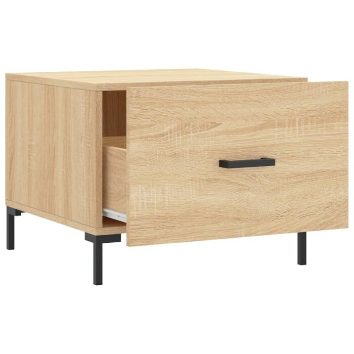 Tables basses 2 pcs chêne sonoma 50x50x40 cm bois d'ingénierie – Image 5