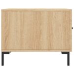 Tables basses 2 pcs chêne sonoma 50x50x40 cm bois d'ingénierie – Image 6