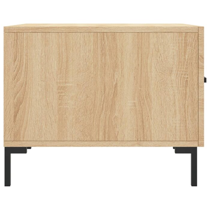 Tables basses 2 pcs chêne sonoma 50x50x40 cm bois d'ingénierie – Image 6
