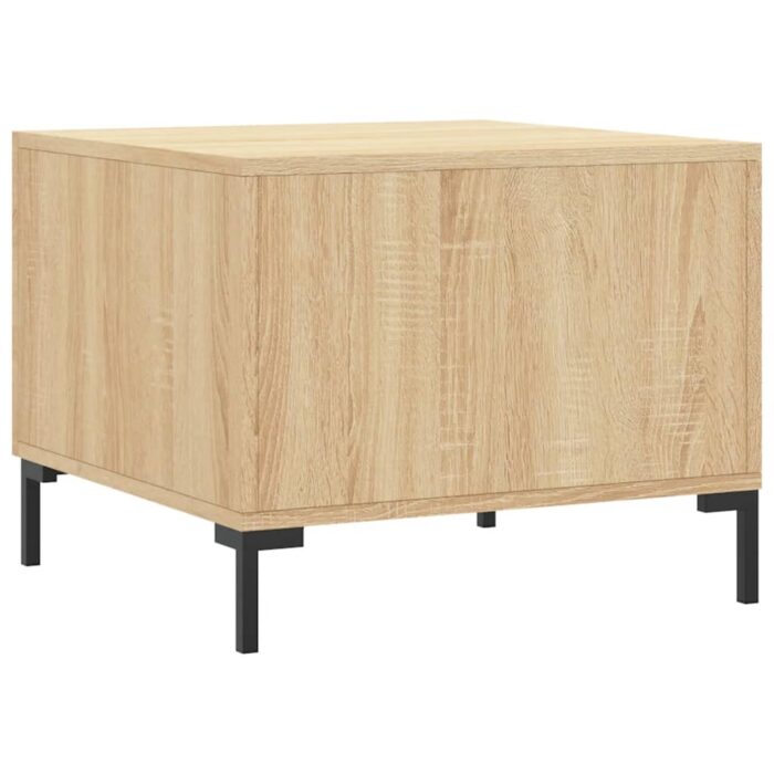 Tables basses 2 pcs chêne sonoma 50x50x40 cm bois d'ingénierie – Image 7