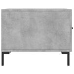 Table basse gris béton 50x50x40 cm bois d'ingénierie – Image 5
