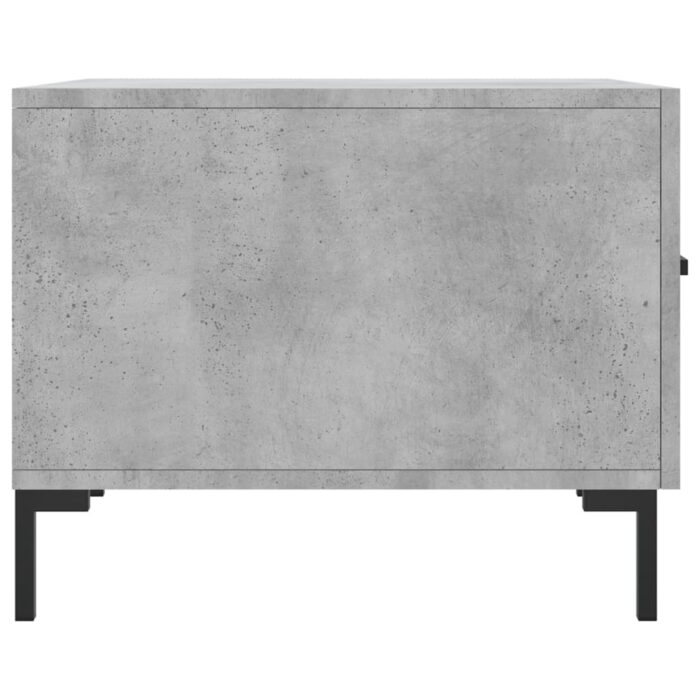 Table basse gris béton 50x50x40 cm bois d'ingénierie – Image 5
