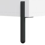 Tables basses 2 pcs blanc 50x50x40 cm bois d'ingénierie – Image 9