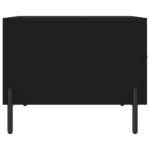 Table basse Noir 50x50x40 cm Bois d'ingénierie – Image 5