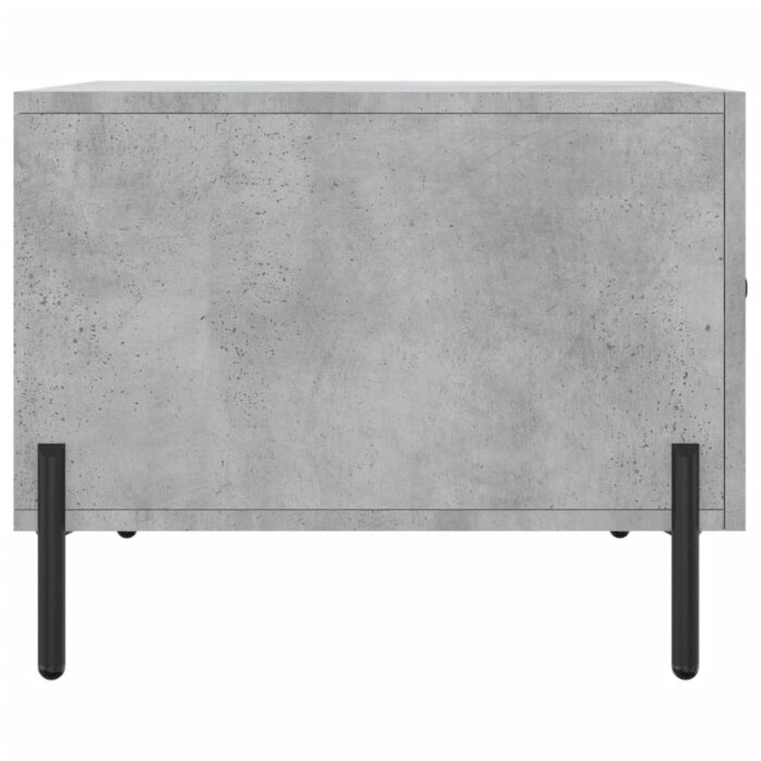 Table basse gris béton 50x50x40 cm bois d'ingénierie – Image 5