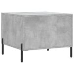 Table basse gris béton 50x50x40 cm bois d'ingénierie – Image 6