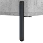 Table basse gris béton 50x50x40 cm bois d'ingénierie – Image 8