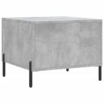 Tables basses 2 pcs gris béton 50x50x40 cm bois d'ingénierie – Image 7