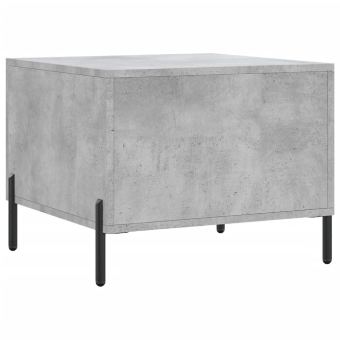 Tables basses 2 pcs gris béton 50x50x40 cm bois d'ingénierie – Image 7