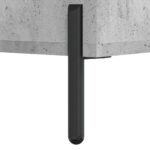 Tables basses 2 pcs gris béton 50x50x40 cm bois d'ingénierie – Image 9