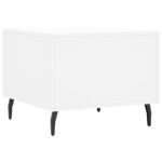 Table basse blanc 50x50x40 cm bois d'ingénierie – Image 6