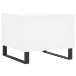 Table basse blanc 50x50x40 cm bois d'ingénierie – Image 6