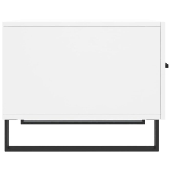 Tables basses 2 pcs blanc 50x50x40 cm bois d'ingénierie – Image 6