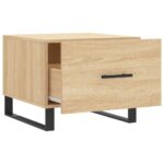 Tables basses 2 pcs chêne sonoma 50x50x40 cm bois d'ingénierie – Image 5