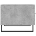 Table basse gris béton 50x50x40 cm bois d'ingénierie – Image 5