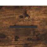 Table basse Chêne fumé 50x50x40 cm Bois d'ingénierie – Image 7