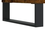 Tables basses 2 pcs chêne fumé 50x50x40 cm bois d'ingénierie – Image 9