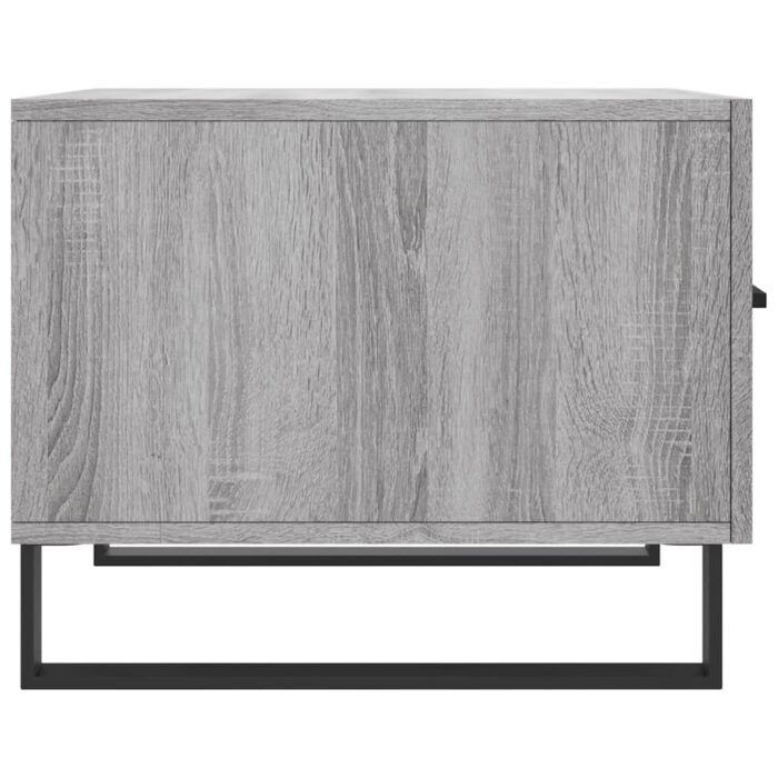 Table basse Sonoma gris 50x50x40 cm Bois d'ingénierie – Image 5